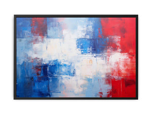 Blue Red Abstract