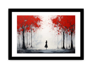 Red Tree Abstract