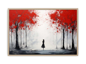 Red Tree Abstract