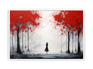 Red Tree Abstract