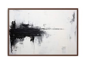 White Black Abstract