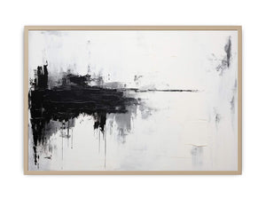 White Black Abstract