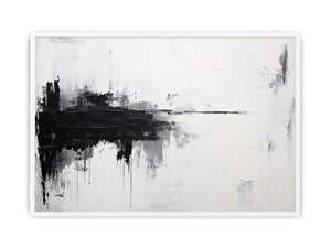 White Black Abstract