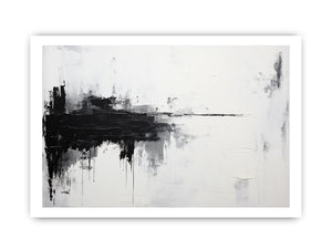 White Black Abstract