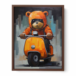 Bear on Scooter