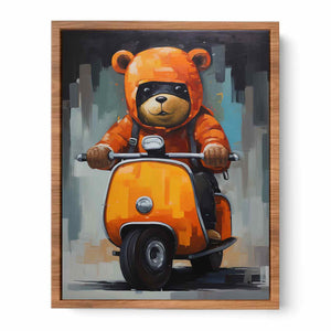 Bear on Scooter
