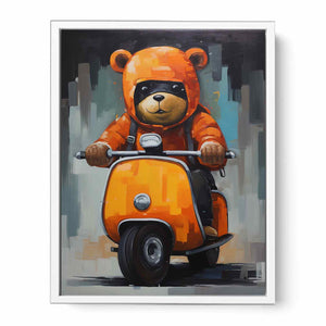 Bear on Scooter