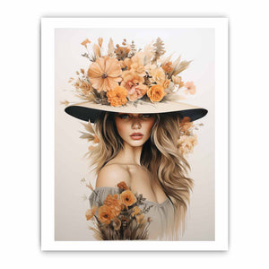 Girl Flower Cap