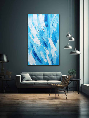 Abstract Blue Palette art Painting