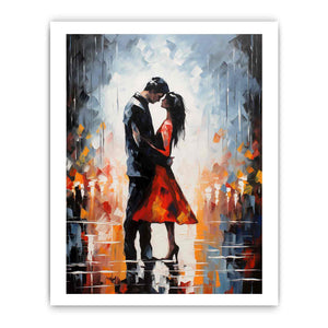 Couple Modern Art Painting