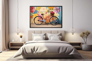 Modern Bicycle Art Painting