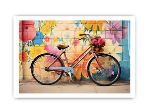 Modern Bicycle Art Painting