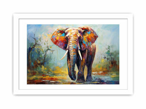 Modern art Elephant Teeth Painting