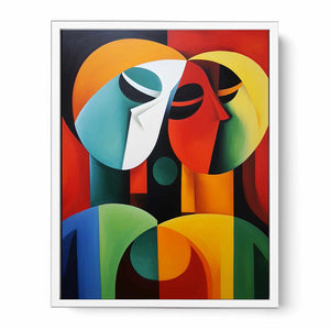 Modern art Three Ladies Painting