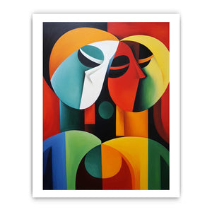 Modern art Three Ladies Painting