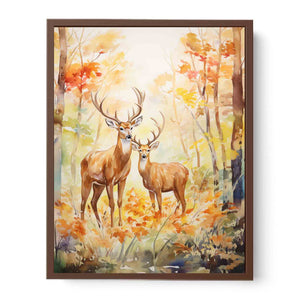 Two Deer Modern Art Painting
