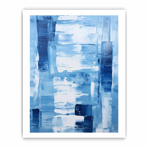 Blue Abstract Art Painting