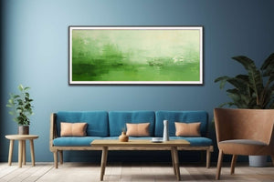 Green Abstract Painting