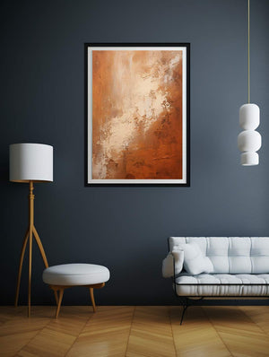 Abstract Brown Painting