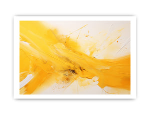 Yellow Abstract Painting
