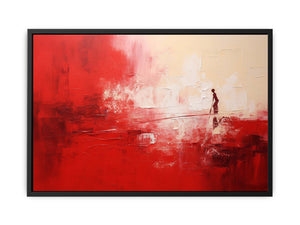 Red Abstract Painting