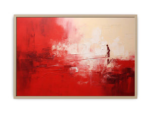 Red Abstract Painting