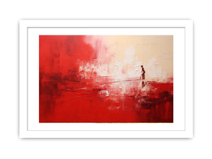 Red Abstract Painting