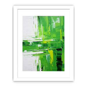 Abstract Green Painting