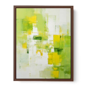 Green Yellow Abstract Painting