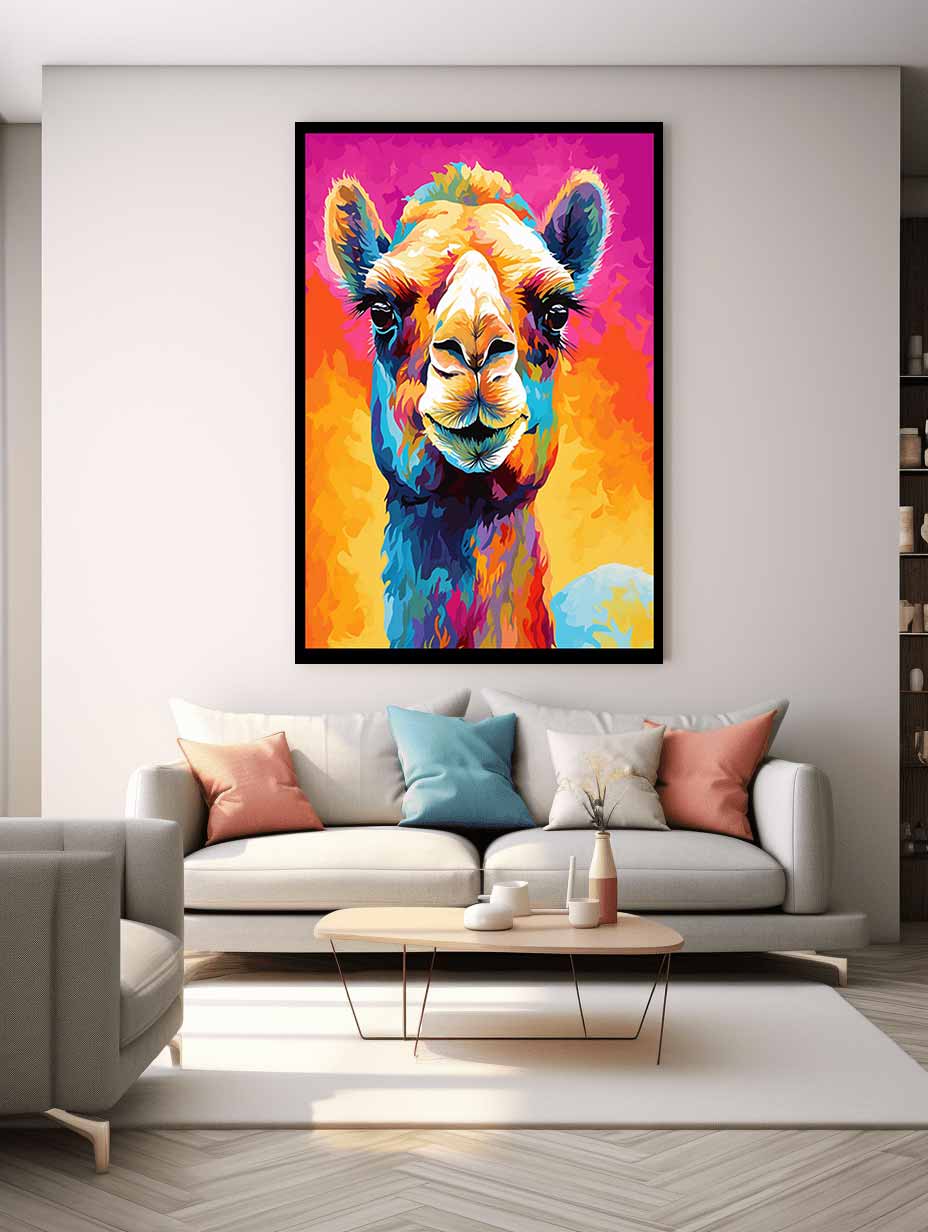 Camel Modern Art Painting