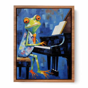Frog Playing Piano