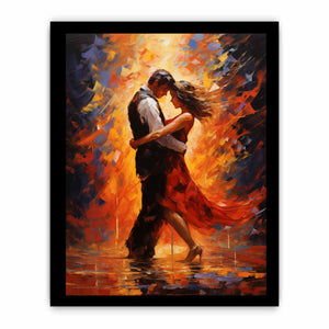 Kinetic Love: Dancing Couple