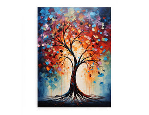 Tree Modern Art Painting