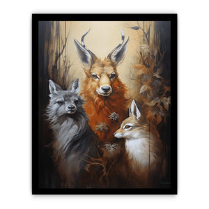Three Animal Modern Art Painting