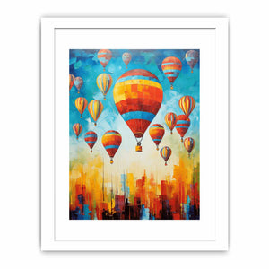 Hot Balloons Modern Painting