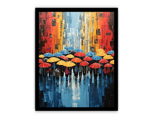 Umbrella Modern Art Painting