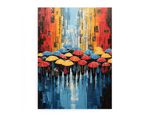 Umbrella Modern Art Painting