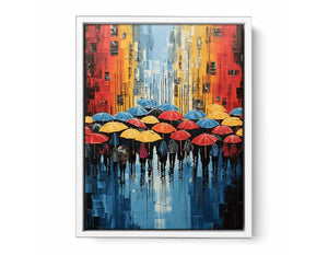 Umbrella Modern Art Painting