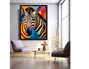 Two Zebra Striped Convergence