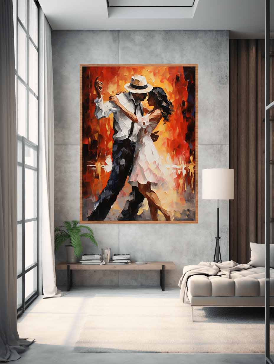 Abstract Couple Dance