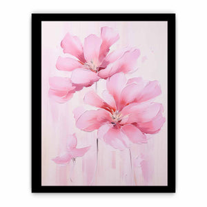 Pink Flower Modern Art Painting