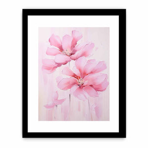 Pink Flower Modern Art Painting