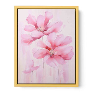 Pink Flower Modern Art Painting