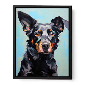 Modern Black Dog