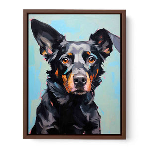 Modern Black Dog