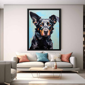Modern Black Dog