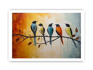 Birds On wire