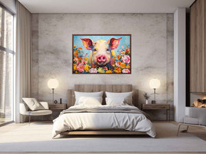 Pig Modern Art Painting