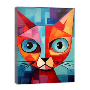 Modern Cubism Cat