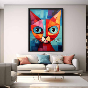 Modern Cubism Cat